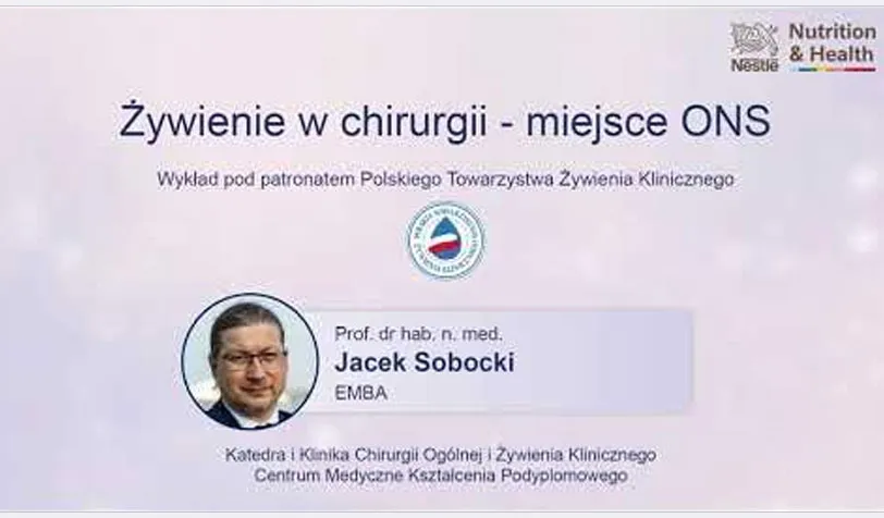 Żywienie w chirurgii – miejsce ONS