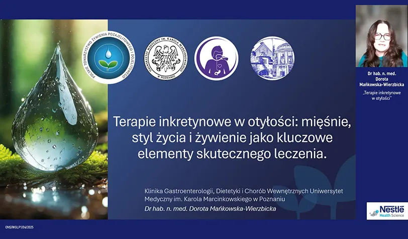 Wideo z wykładem dr hab. n. med. Doroty Mańkowskiej-Wierzbickiej