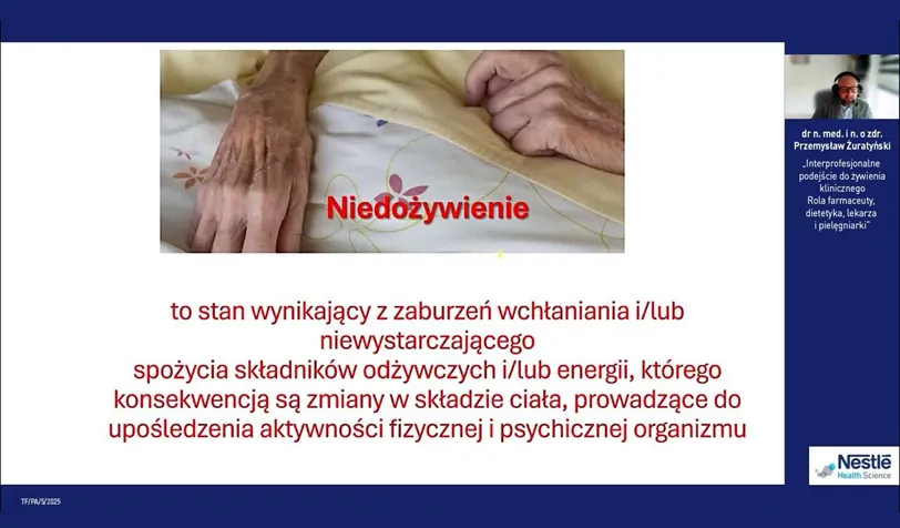 Interprofesjonalne podejście do żywienia klinicznego. Rola farmaceuty, dietetyka, lekarza i pielęgniarki
